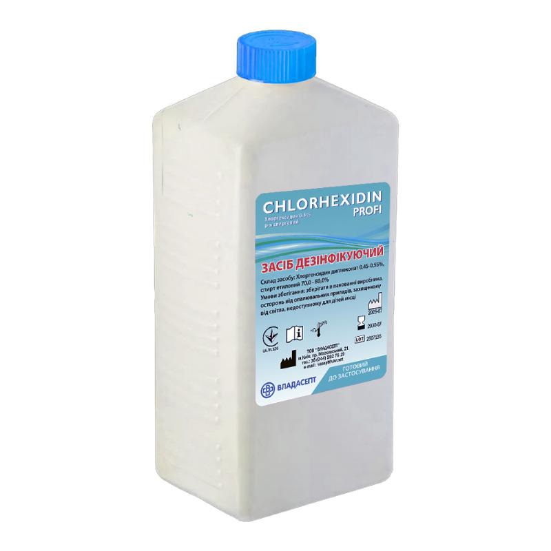 Засіб дезінфікуючий «СHLORHEXIDIN profi», флакон, 1000 мл